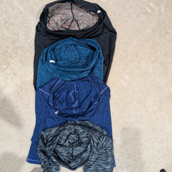 4x leggings/capris, S, 2 black/2 blue - Picture 3 of 3